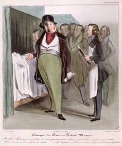 ロバートマケア博士の診療所 作： Honoré Daumier